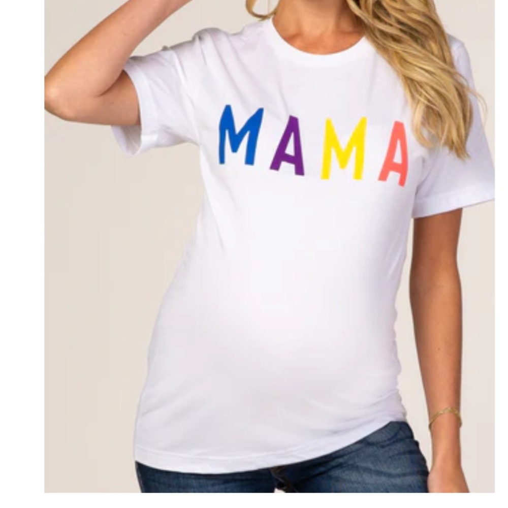 Mama maternity pinkblush tshirt